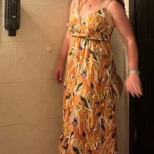 Vibrant Abstract Print Pants